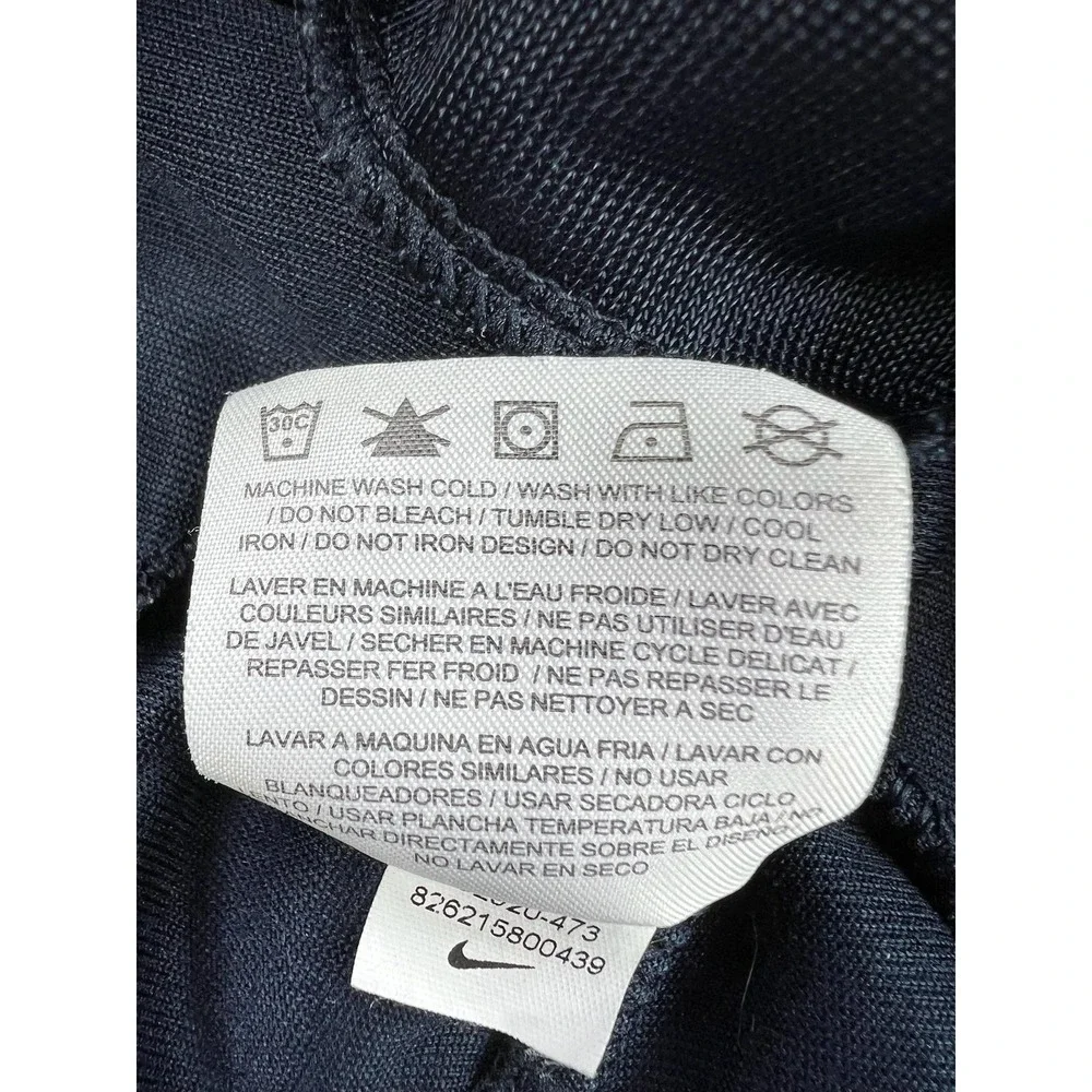 Nike Track Pants Mens Medium Blue Athletic Dept Knit Elastic Waist 532920-473